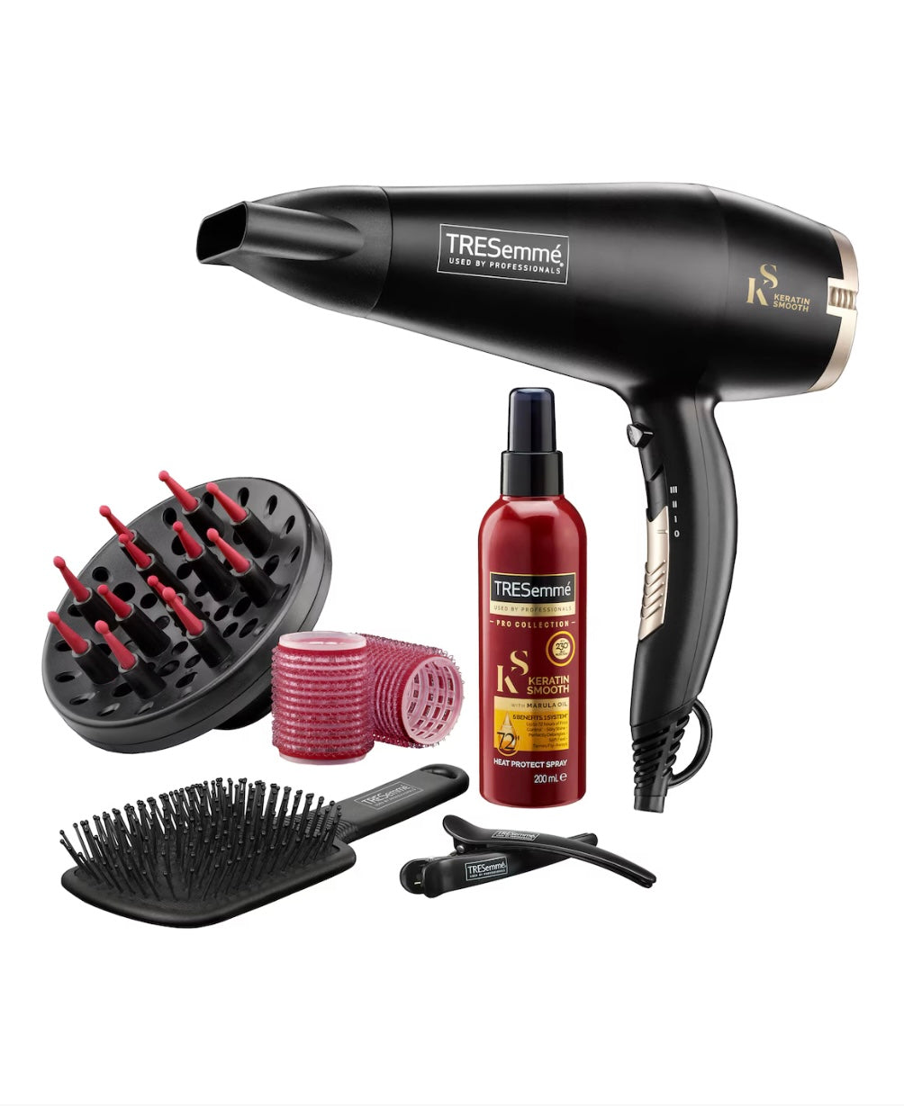 TRESemme Keratin Smooth Volume 2200 Blow Dry Set with Diffuser and Spray
