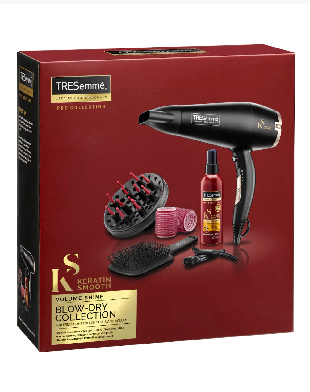 TRESemme Keratin Smooth Volume 2200 Blow Dry Set with Diffuser and Spray